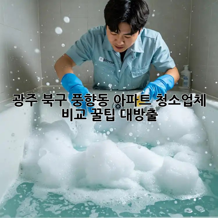 광주 북구 풍향동 아파트 청소🧹업체 비교! 꿀팁 대방출🍯