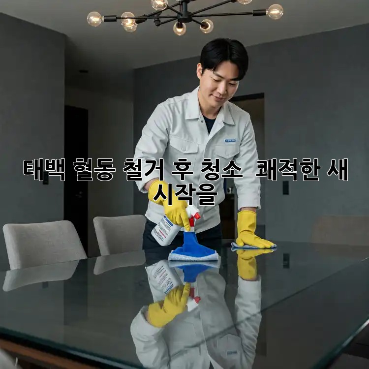 태백 혈동 철거 후 청소 ✨ 쾌적한 새 시작을!