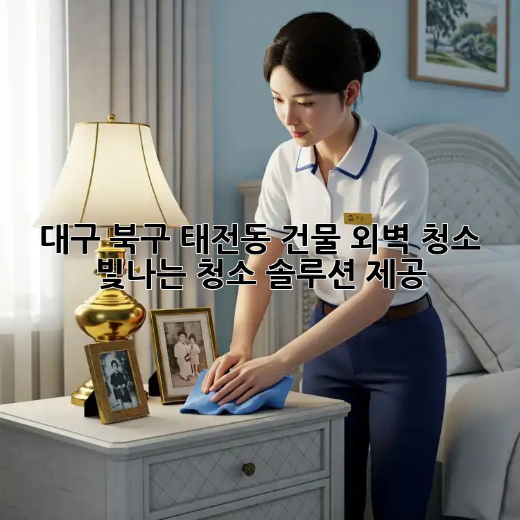 대구 북구 태전동 건물 외벽 청소: 빛나는 청소 솔루션 제공