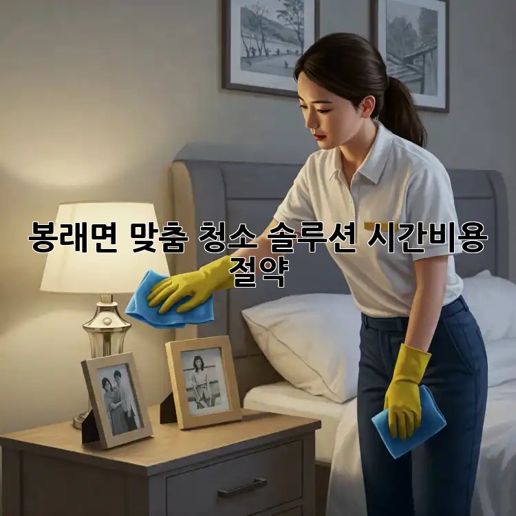 봉래면 맞춤 청소 솔루션🧹✨ 시간&비용 절약!
