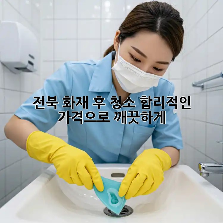 전북 화재 후 청소, 합리적인 가격으로 깨끗하게!