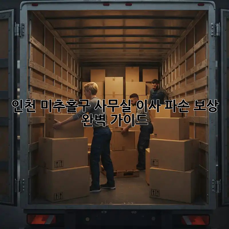 인천 미추홀구 사무실 이사? 파손 보상 완벽 가이드!
