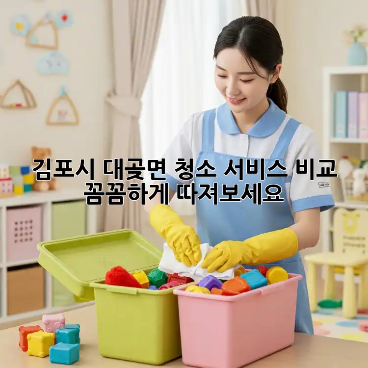 김포시 대곶면 청소 서비스 비교: 꼼꼼하게 따져보세요!
