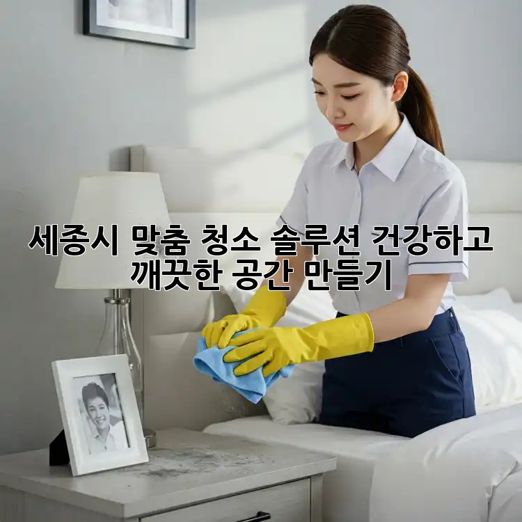 세종시 맞춤 청소 솔루션: 건강하고 깨끗한 공간 만들기
